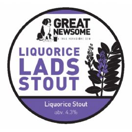 Great Newsome Liquorice Lads Stout CASK 41LT 4.3%